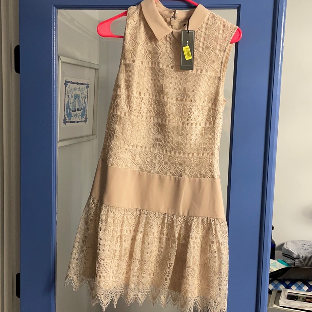 NEW WT BCBG Marsha Lace Dress, Sz 6, $298 original